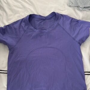 lululemon athletica Purple Short Sleeve Tee